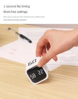 Temporizador Digital Mini De Cubo De Productividad Con Sensor De Gravedad Y Pantalla LED Doble Modo De Cuenta Atrás Para Cocina Estudio Tiempo Predeterminado De 4 Modos - details 0