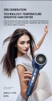 SOMY  Secador de Pelo Inteligente de Alta Velocidad 2400W con Pantalla Digital - Protección Capilar Avanzada con Iones Negativos y Anillo de Aceite Esencial 4 colores Producto patentado - details 9