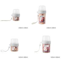 Juego De Botellas De Almacenamiento Multifuncional De Doble Capa Contenedor De Alimentos Plástico Caja De Conservación Fresh-keeping Taza De Almuerzo - details 1