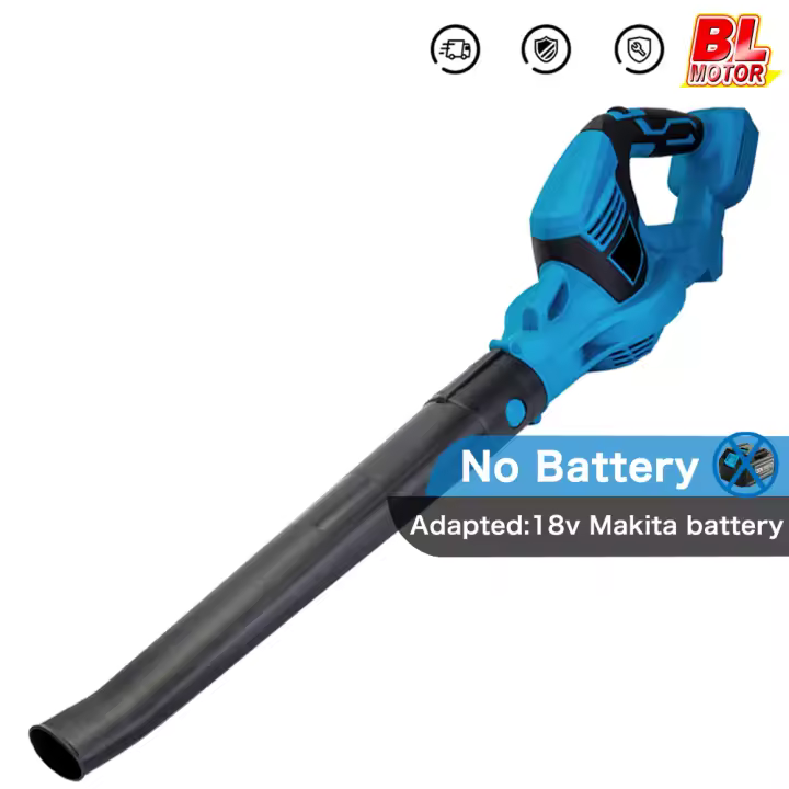 Soplador de aire eléctrico de alta potencia para Makita,  herramienta de jardín de hoja,  nieve, polvo,  Soplador de inalámbrico de mano,  Soplador de batería de 18V - 1