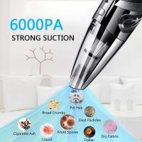 Aspiradora de mano portátil, potente, inalámbrica, 120 W, 2200 mAh, con función húmeda y Seca, HEPA Filter lavable Y 5 Boquillas recargable para el hogar, La Mesa, La Oficina y el coche - details 1