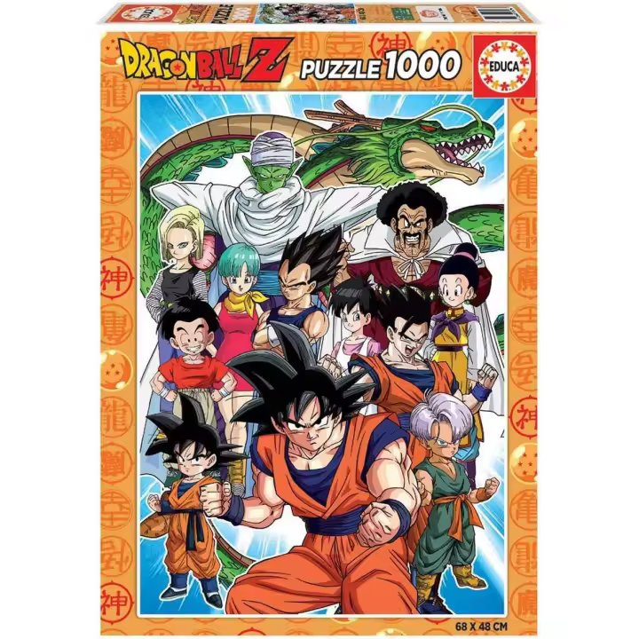 Educa - Puzzle de 1000 Piezas para Adultos | Dragon Ball. Incluye Pegamento Fix Puzzle. A Partir de 14 años - 1