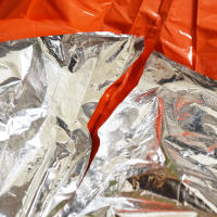 Poncho De Emergencia Impermeable Con Película De Aluminio Cobertor De Aislamiento Térmico Desechable Para Camping Y Sobrevivencia - details 10