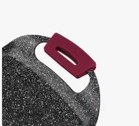 Bloom Store - Lifestyle Plancha Lisa Aluminio Forjado Sartén Para Barbacoa Multifunción Con Mangos De Silicona Extraibles Antiadherente Resistente Para Horno Inducción y Todo Tipo De Fuegos - details 1