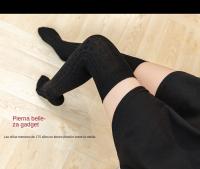 Medias Altas De Algodón Para Mujer Estilo Académico Slim Thigh Medias De Torque Al Por Mayor 2024 Nueva Moda De Otoño - details 6