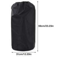 Cubierta De Tanque De Propano 210D Negra De Tela Oxford Protección Contra Polvo Y Agua Para Camping Y Uso Exterior Cubierta Protectora Para Botellas De Gas - details 1