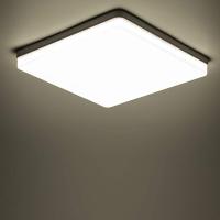 Lámpara De Techo LED Cuadrada 18W 24W 36W 48W Para Dormitorio Sala De Estar Cocina Foyer Iluminación Moderna Abs Plástico Polvo - details 0