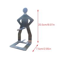 Rack De Barbacoa Humanoide De Acero Inoxidable Para Alimentos Al Aire Libre Soporte Divertido Portátil Para Camping Y Fiestas De Verano Con Gancho Para Hotdogs - details 6