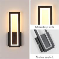 27w led indoor wall lightelegant modern acrylic lamp3-color backlight32/50 cm - details 3