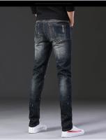 Jeans De Denim Para Hombre Estilo Hip Hop High Street Marca Conocida Calidad Alta Tallas Grandes Con Agujeros Pantalones Casuales De Cierre Botón Fly - details 7