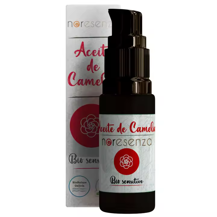 Aceite de Camelia Bio Sensitive NORESENZA 100 % Natural - 20 ml -BIONATURE GALICIA . Ecológico y vegano. - 1