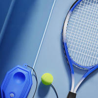 Entrenador De Tenis Portátil Para Solos Bola De Tenis Con Cuerda De Trenamiento Práctica Para Principiantes Adultos Y Niños - details 1
