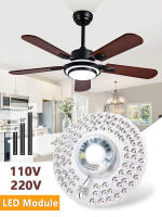 Kit De Luz LED Para Techo Modulador LED 20W 40W 60W 100W Redondo Reemplazo De Placa LED Para Ventilador De Techo 220V 110V - details 0