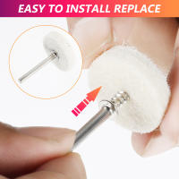 100 Pcs Rueda De Pulido De Lana De Acrílico Para Tratamiento De Superficies Herramienta De Pulido Y Lijado Para Vidrio Madera - details 3