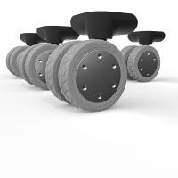 8Pcs Cubiertas Para Ruedas De Equipaje De Silicona Protección Silenciosa Para Rodillos De Maleta Cubierta Para Rodas De Trolley - details 15