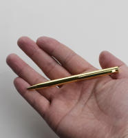 Bolígrafo De Punta Fija Metálico 0.7mm Tinta Negra Recargable Rotativo Estilo Firmar Suministros De Oficina Y Escuela - details 0