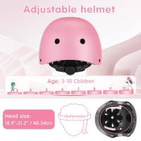 Juego de casco y protectores para niños de 3 A 10 años, de Bicicleta Cascos, Cascos de patineta para niños y niños, juego de rodilleras, coderas y muñequeras, para Cycling, sobre patinetas - details 4
