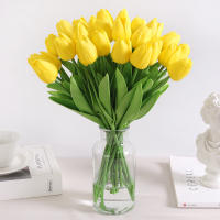 Juego De 5/10 Peces Flores Artificiales Tulipán Para Decoración De Boda Jardín Interior Y Exterior Decoración De Vaso Regalo Para Fiesta De Aniversario - details 3