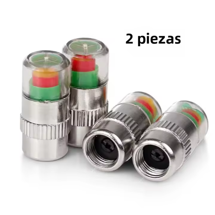 Indicador De Presión De Neumáticos Para Coche 2/4pcs Sensor De Cierre De Válvula Externo Monitoreo De Alerta Y Detección De Presión De Neumáticos - 1