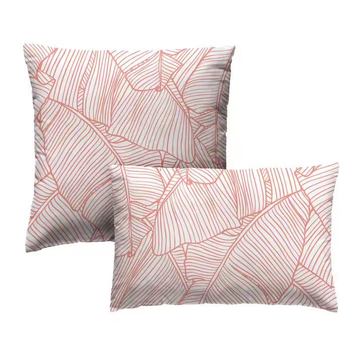 ETHERE MAISON - Pack 2 fundas cojín decorativas Banama Coral - 1