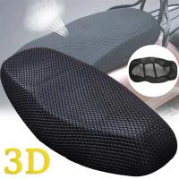 Cubierta De Asiento De Motocicleta 3D Transpirable Con Malla Protectora Aislante De Calor Almohadilla Antideslizante Absorción De Choques Y Protección Solar - details 0