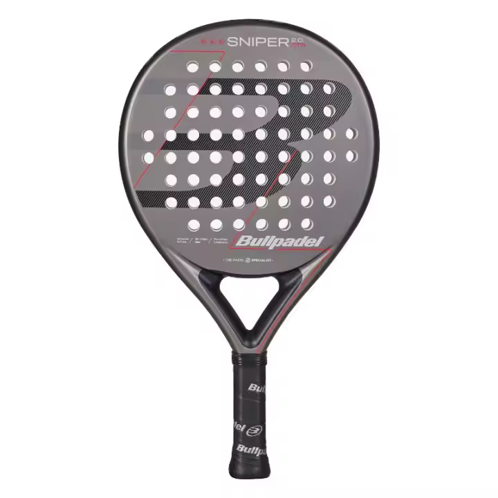 Pala Bullpadel Sniper 2.0 Control Gris Oscuro 2026 - 1