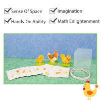 Juguete Educativo Montessori DIY Material Matemático Juego De Encaje De Colores Y Formas Para Niños Aprendizaje Temprano Juguetes De Enseñanza - details 61
