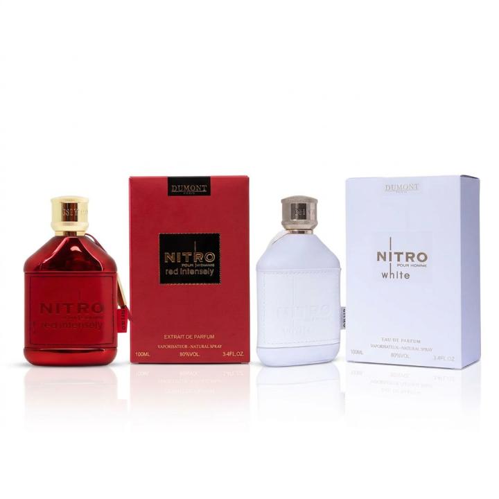Dumont Nitro Collection 100ML – Nitro Red Intensely & Nitro White | Dos Aromas de Alto Impacto para Estilos Diferentes