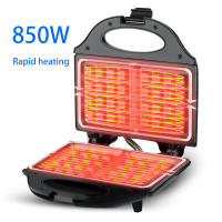 Hacer Waffles Eléctrico Profesional Máquina De Cocinar Para La Casa Multifuncional Para Desayuno Con Superficie No Adhesiva Y Hierro De Niquel - details 2