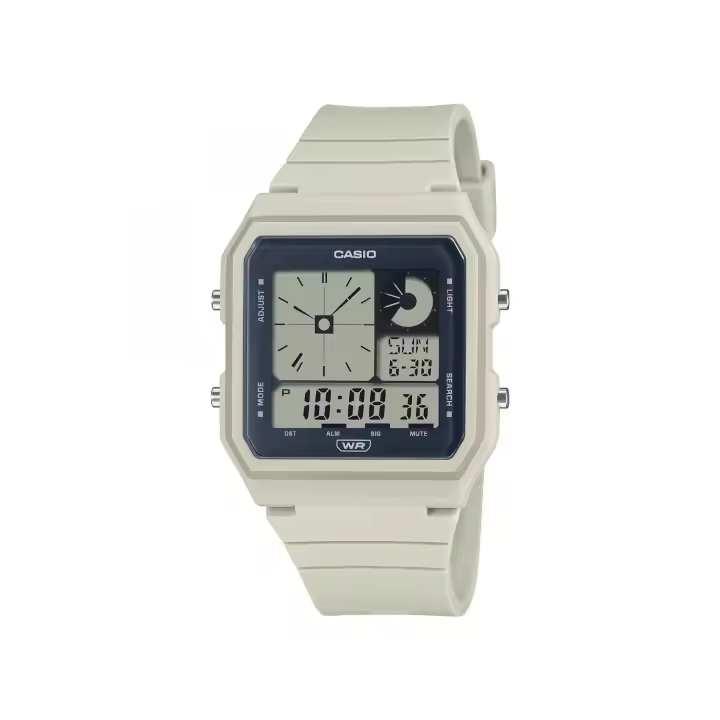 reloj unisex Casio LF-20W-8A Hora Doble Twin Graph alarma 5 alarmas Luz Led - 1