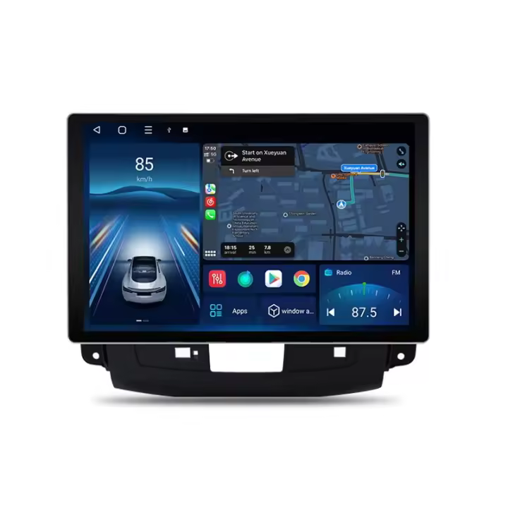 Junsun-reproductor Multimedia X7 MAX para coche Radio con Android CarPlay inalámbrico voz IA 2K 13.1 pulgadas para Mitsubishi Outlander 2005 2006 2007 2008 2009 2010 2011 - 1