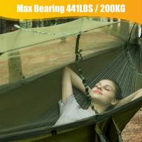 Relájate en Comodidad con la Hamaca Portátil de Nailon para Acampar, Mochileros, Viajes, Playa y Patio - BOPORO - details 2