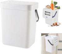 Cubo de basura para Cocina, Cubo de basura orgánico para Cocina, Pequeño, 3 L, with Tapa, Cubo de basura para Cocina, Cubo de pañales a prueba de olores, encymera colcante, compost Cube - details 1
