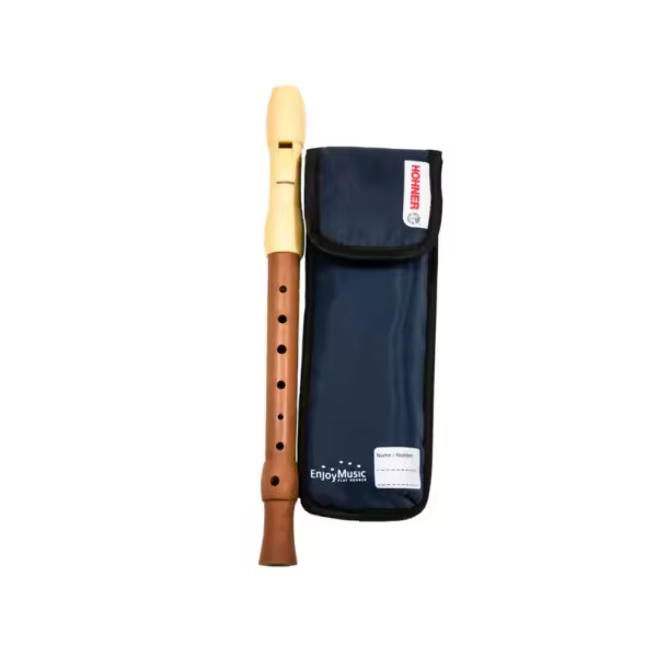 Flauta Hohner Mixta Boquilla Marfil Digitación Alemana 3P 9583-0 - 1
