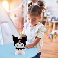 Muñecos de peluche de juguete, muñecos de peluche suaves Kawaii K-uromi, muñecos de peluche coleccionables, juguetes de cumpleaños y Navidad, regalos de 25 cm, negro clásico - details 4