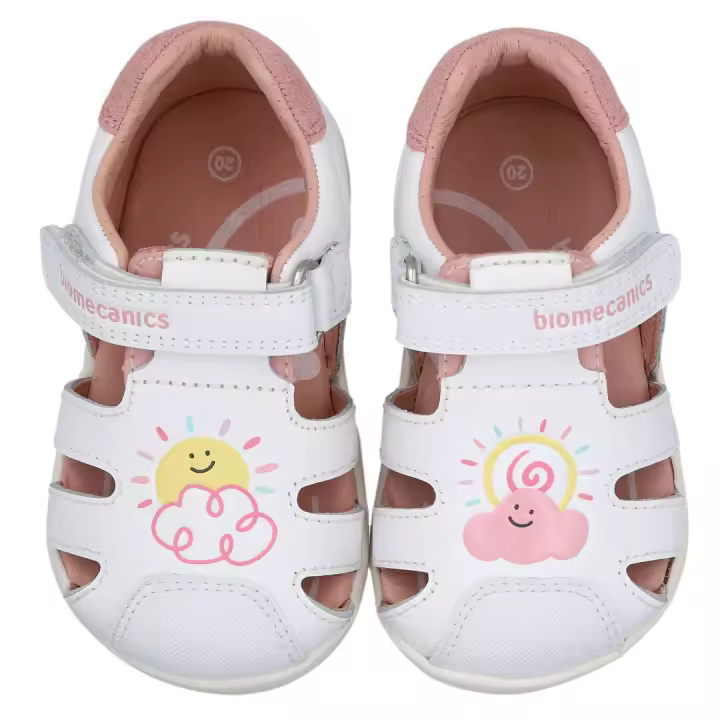 Shoes Niña marca Biomecanics para calzado barefoot en color blanco - 1