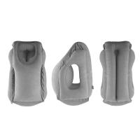 Almohada De Viaje Inflable Para Cuello Y Barba Soporte De Cabeza Y Mentón Para Avión Oficina Descanso Moderna PVC Adultos - details 4