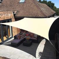 Sail De Sombra Impermeable Para Jardín Canopy De Tela De Lona Para Terraza Coche Awning Rectangular Piscina Refugio De Sol Sombreador - details 11