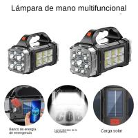 Lámpara Portátil Recargable Con 8/4 LED FuerteLinterna Solar USB Con COB Para Camping Y Exteriores Incluye Batería Recargable - details 7