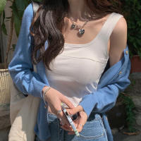 Camisola De Yoga Para Mujer Con Relleno Interior Y Exterior Sin Mangas Espalda Ancha Verano Top Delgado Mueve Vestido - details 4