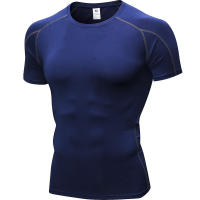 Camiseta Deportiva De Hombre Para Correr Y Fitness Secado Rápido Cuello Redondo Elasticidad Musculación Entrenamiento Deportivo - details 9