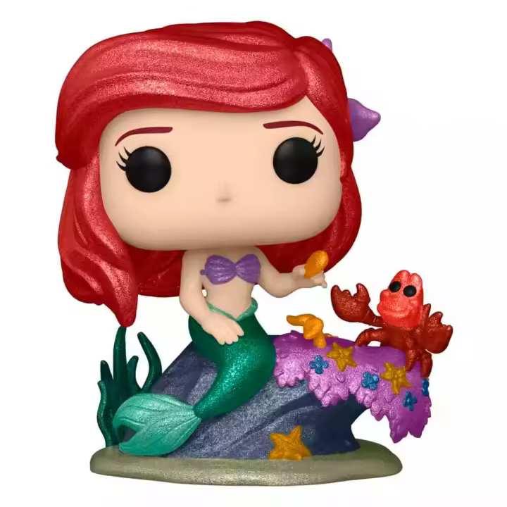 Funko Pop Diamond Collection Disney La Sirenita Ariel-Figura de Vinilo Coleccionable - Idea de Regalo- Mercancia Oficial - Juguetes para Niños y Adultos - Movies Fans - Muñeco para Coleccionistas y Exposición - 1