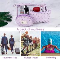Bolsas de Cosméticos Mujer Bolsa de Maquillaje Transparente para Viajes, 3PCS Estuche Organizador - details 3