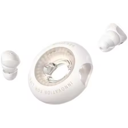 Auriculares Bluetooth Vention NBRN0 con estuche de carga/ Autonomía 6h/ Beige - 1