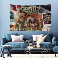Bandera De Trabajo De Gravity Falls Para Decoración De Habitaciones Y Exterior Material Poliéster Estilo Colgante Sin Personalizar - details 4