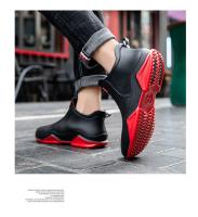 Botas De Lluvia Para Mujer Y Hombre Impermeables Antideslizantes Resistentes Al Desgaste Con Plush Fashion Para Verano E Invierno Protección Del Tobillo - details 16