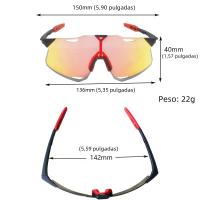 Gafas De Ciclismo HJC Para Hombres Y Mujeres Gafas De Sol Deportivas Para Carretera MTB Gafas De Montaña Lentes UV400 Material De Lente Poliácido - details 0