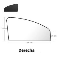 1 Pcs Cortina De Sol Magnética Fuerte Doble Cara Para Coche Cortina Transparente Y Opaque De Protección Solar Para Verano - details 11