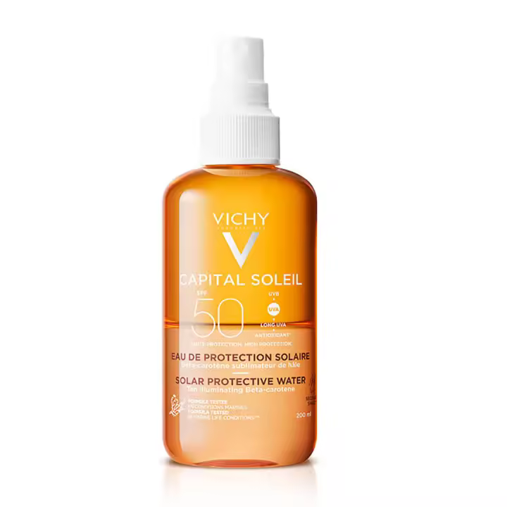 Vichy Capital Soleil Spf 50 Agua De Luminosidad 200 ml - 1