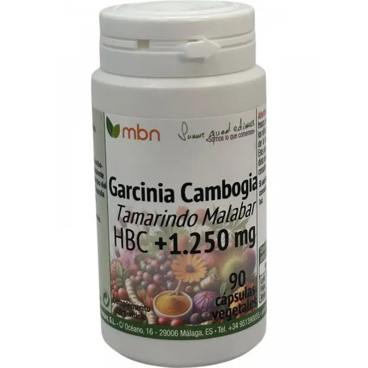 Garcinia Cambogia HBC 1.250mg 90cápsulas vegetales de Manabios - 1